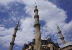 Selimiye'nin minareleri yeniden mahyalandı