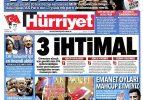 8 Haziran 2015 gazete manşetleri