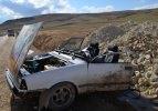 Otomobilin ikiye bölündüğü kazada 5 kişi yaralandı