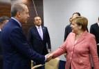 Cumhurbaşkanı Erdoğan, Merkel ile görüştü