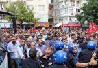 Şehit cenazesi öncesi gerginlik