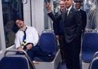 Obama'nın karşısında b&ouml;yle uyudu!