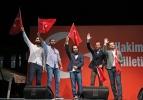 Demokrasi nöbetlerine katılan ünlüler