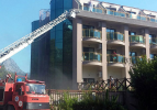 Antalya’da lüks otelde yangın