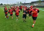 Galatasaray'da neşeli antrenman