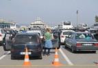 Bayram dönüşünde yollar kilitlendi 
