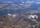 Bulutlar altında İstanbul Boğazı