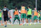 Bursaspor idmanında gergin anlar