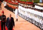 Cumhurbaşkanı erdoğan Hindistan'da böyle karşılandı