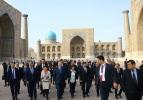 Cumhurbaşkanı Erdoğan'ın Özbekistan ziyaretinden özel kareler