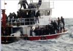 Batmak &uuml;zere olan teknedeki ka&ccedil;aklar kurtarıldı