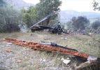 Şırnak'ta düşen askeri helikopterin enkazı