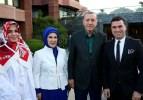 Erdoğan sporcu ve sanat&ccedil;ılarla buluştu