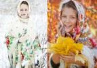 Floral desen şallar ile soğuktan korunun!