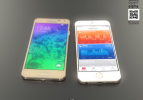 Galaxy Alpha ve iPhone 6 karşılaştırması