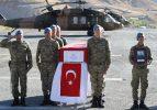 Hakkari şehitlerine veda