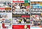 Mısır katliamı gazete manşetlerinde!