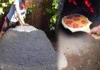Kendi fırınını kendisi yaptı!