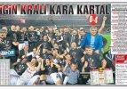 Gazetelerde şampiyonluk manşetleri!