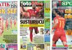 Gazetelerin spor manşetleri