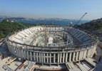 Vodafone Arena'da son durum! Çatı iskeleti...