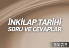 TEOG 2015 - İnkilap Tarihi soru ve cevapları