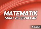 TEOG 2015 - Matematik soru ve cevapları