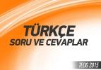 TEOG 2015 - Türkçe soru ve cevapları
