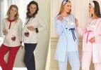 Hamileler için en şık pijama takımları