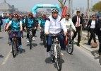 Cumhurbaşkanı Erdoğan pedal çevirdi