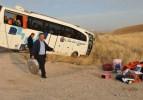 Sivas'ta yolcu otobüsü devrildi: 36 yaralı