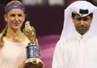 Katar'ın kraliçesi Victoria Azarenka oldu