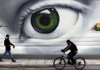 Yunanistan'ın grafitili sokakları