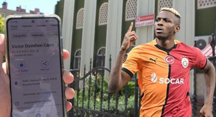 Caminin yer ismini Victor Osimhen olara değiştirdiler! Cemaat tepki gösterdi