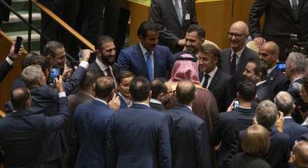 BM'de tarihi anlar! Dünya kilitlendi! Dikkat çeken kareler