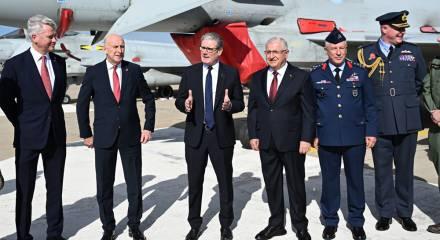 İngiltere Başbakanı Starmer Türkiye'ye 3 Eurofighter getirdi