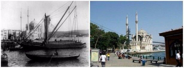 <p>Ortaköy 1890'lı yıllar ve 2008</p>
