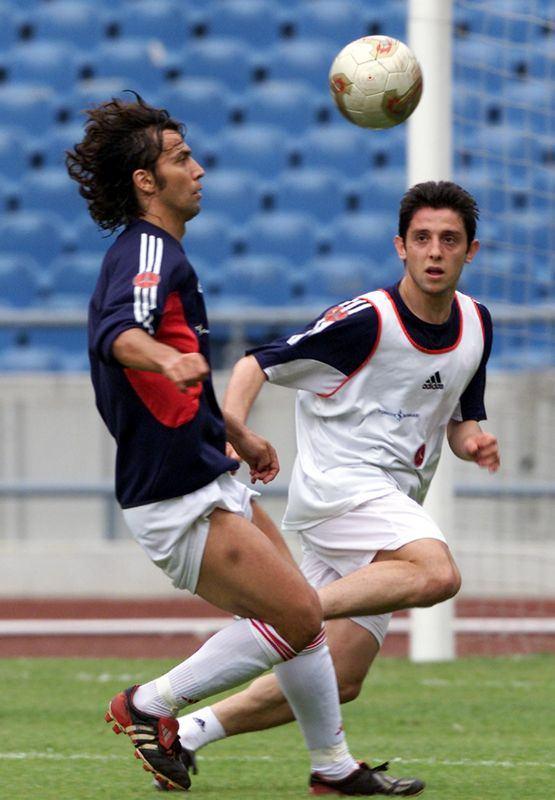 <p>Bülent Korkmaz, Nihat Kahveci</p>