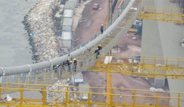 <p>Şu ana kadar her biri ortalama 300 ton ağırlığında 11 tabliye yerlerine yerleştirilmiş durumda.</p>
<p> </p>