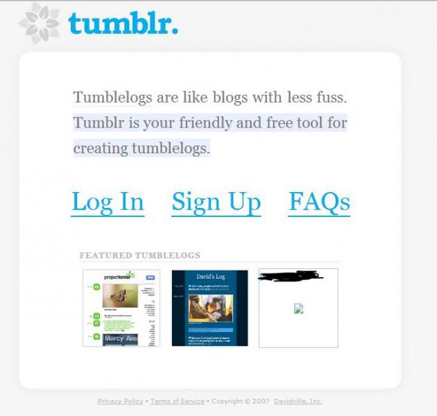 <p>Tumblr (2007)</p>