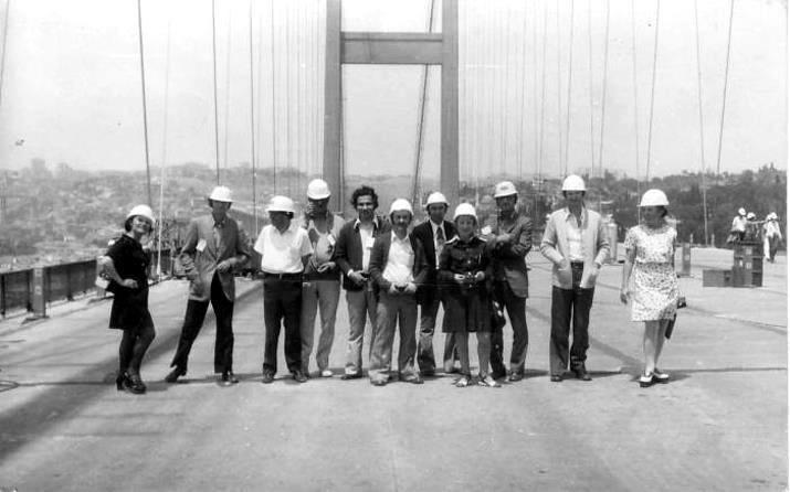 <p>Boğaziçi Köprüsü'nün açılışına günler kala (Ekim 1973)</p>
