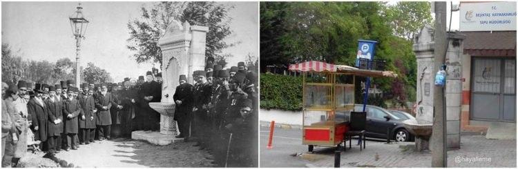 <p>Yıldız Hamidiye Çeşmesi'nin açılış töreni ve günümüz.</p>
