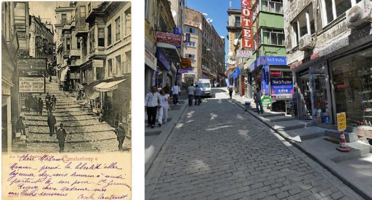 <p>İstanbul Yüksek Kaldırım (1905)</p>
