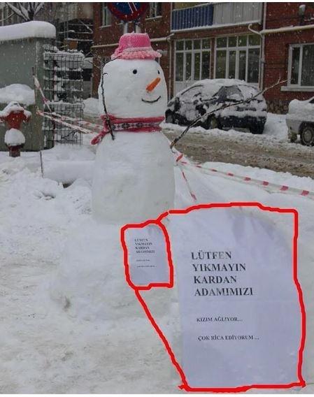 <p>​<strong>Başkasının kardan adamını bozmak.</strong></p>
