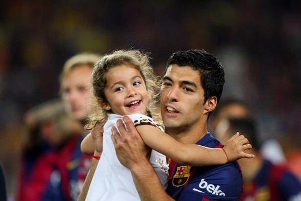 <p>Luis Suarez ve Delfina</p>

