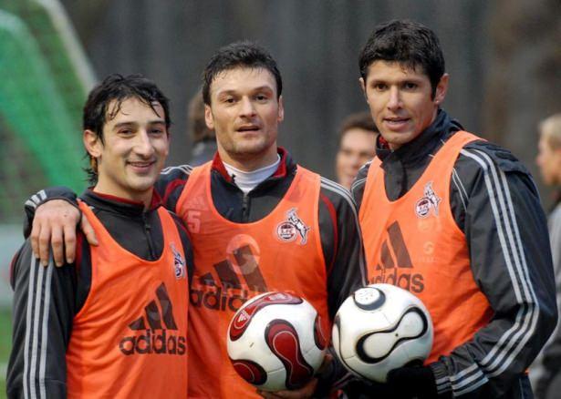 <p>Serhat Akın, Alpay Özalan, Luciano</p>