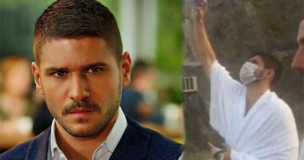 <p>Ünlü oyuncu Tolgahan Sayışman, Mina'da şeytan taşlarken bir hayranı tarafından böyle görüntülendi.</p>
<p> </p>