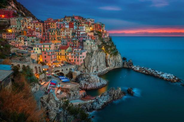 <p>Manarola, İtalya</p>
