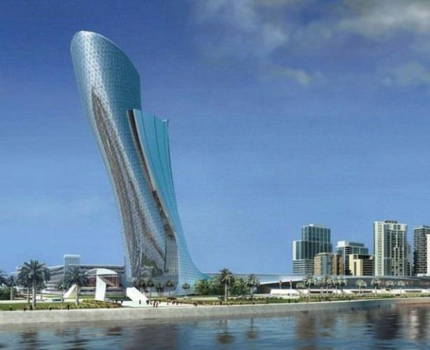 <p>Capital Gate (Abu Dhabi, UAE)</p>

<p> </p>
