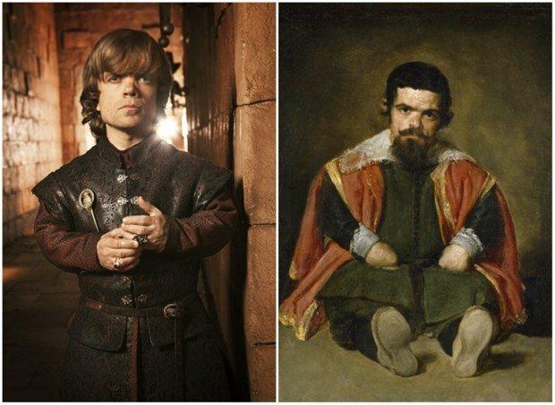 <p>Peter Dinklage ve don Sebastián de Morra</p>
